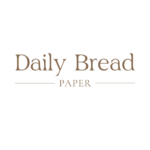 daily bread paper text logo